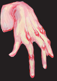 "the hand". featured in sachem magazine volume 59 "astral". fall 2018.