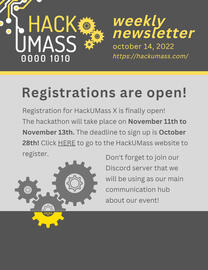 hackumass x newsletter (draft) (10/11/22) -- never actually got finalized during the time of the hackathon